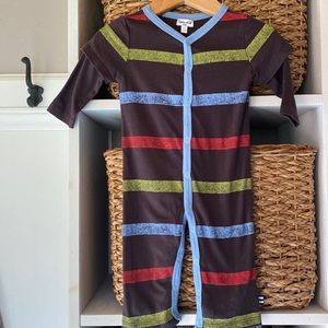 Splendid Baby 3-6 Month Brown Striped Onesie One Piece